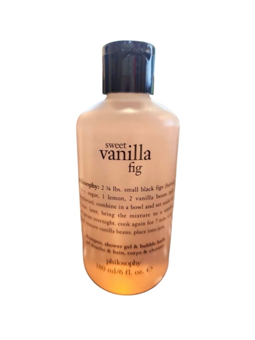 Philosophy Sweet Vanilla Fig - Shower gel, shampoo, bubble bath